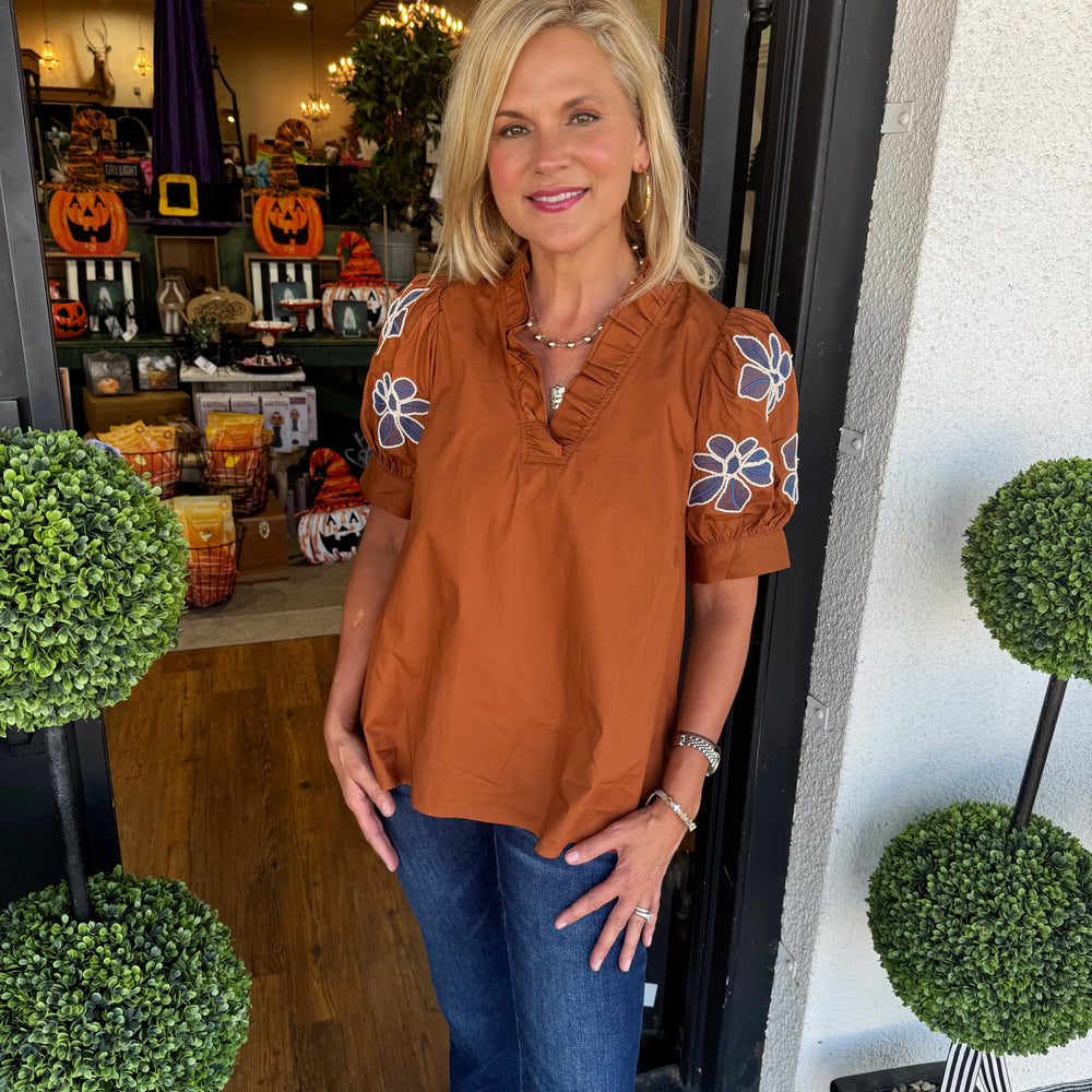 Sabrina Top - Caramel