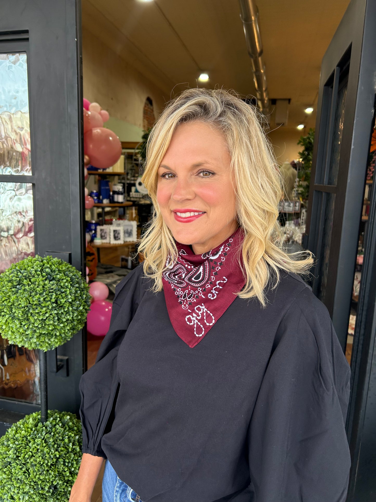 Game Day Embroidered Bandana