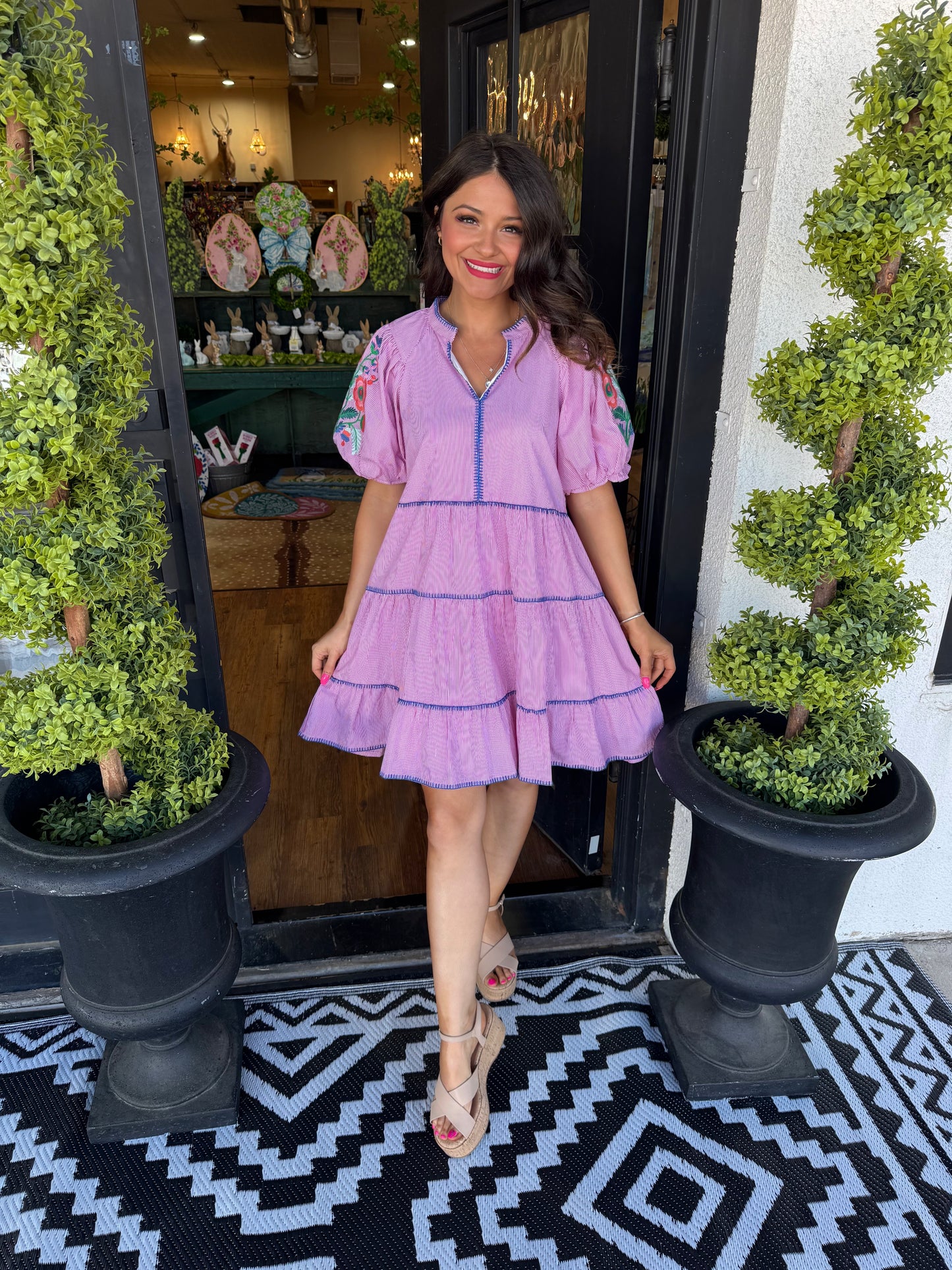 Collins Dress - Berry