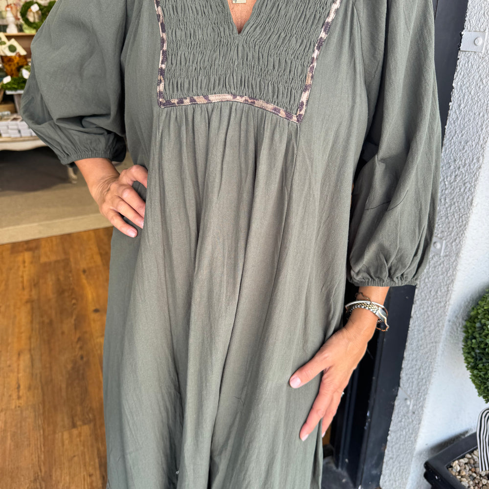 Martha Dress - Olive