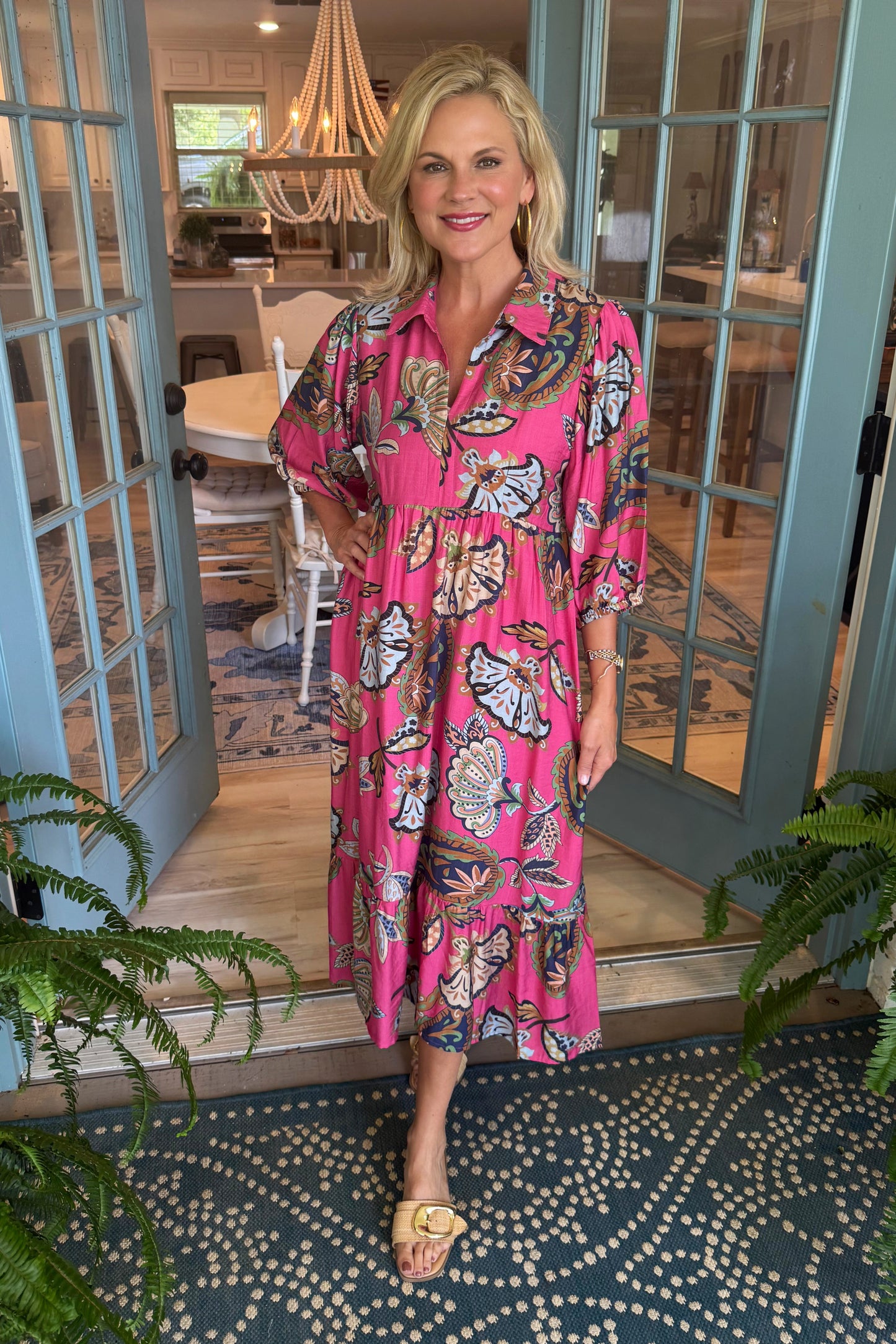Cyrena Dress - Pink