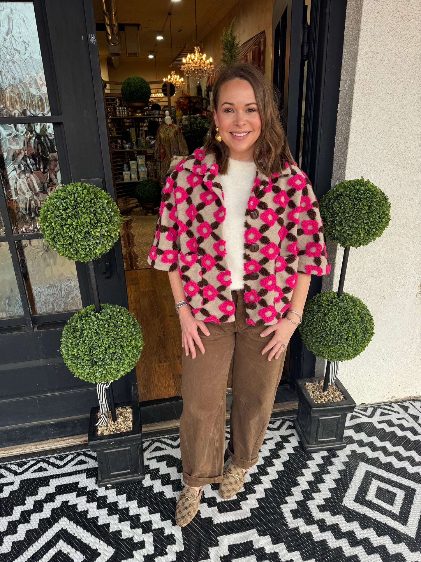 Ivy Jane Pop Flower Capelet