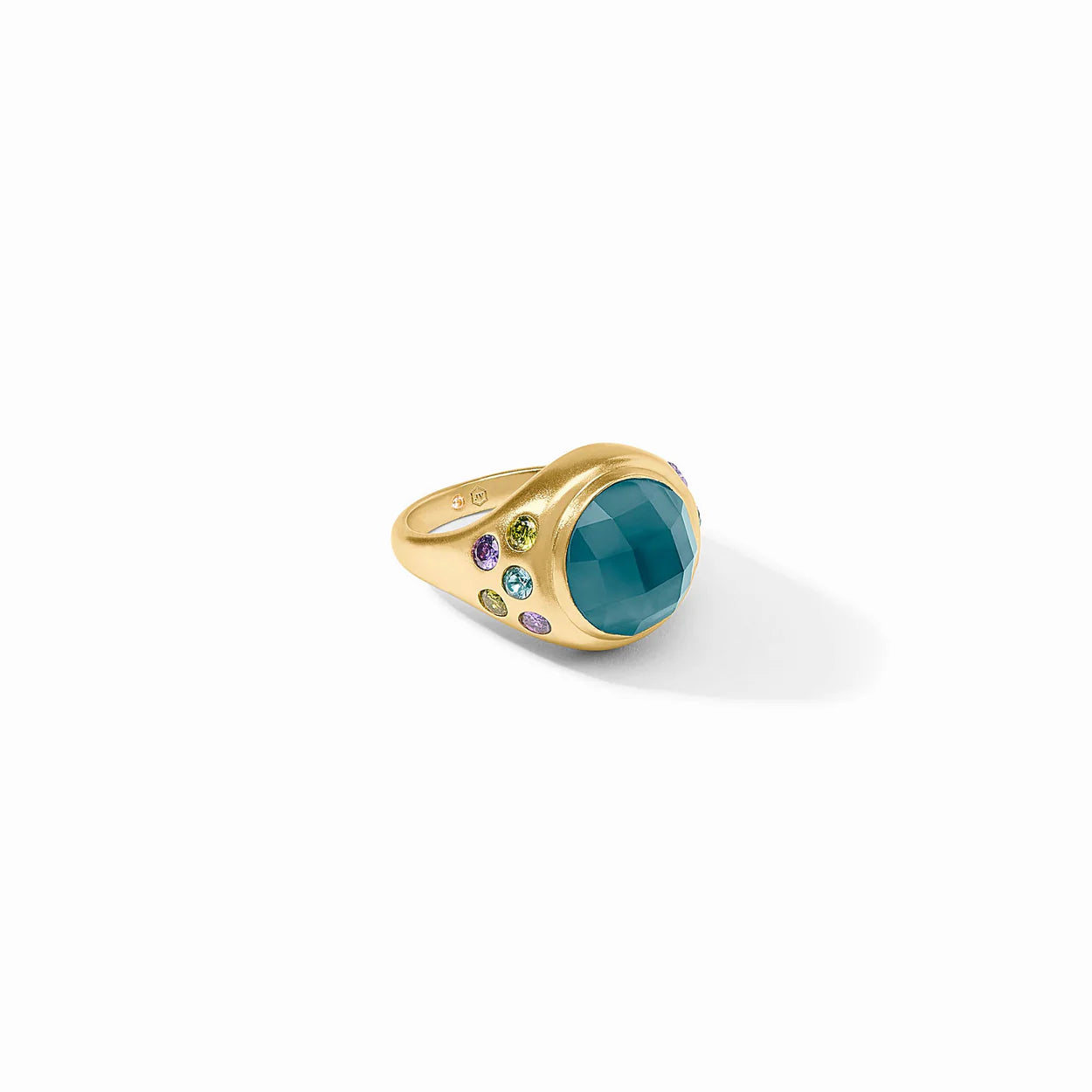 Rainbow Statement Ring - Iridescent Montana Blue