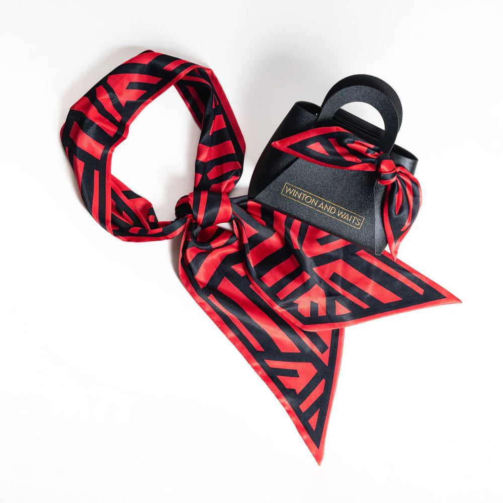 Red & Black Gameday Scarf