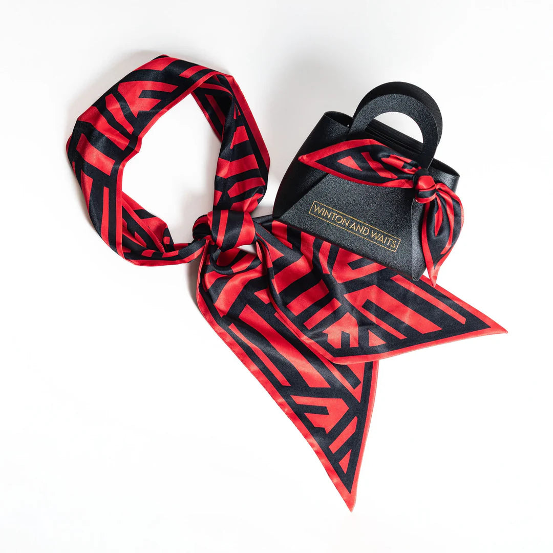 Red & Black Gameday Scarf