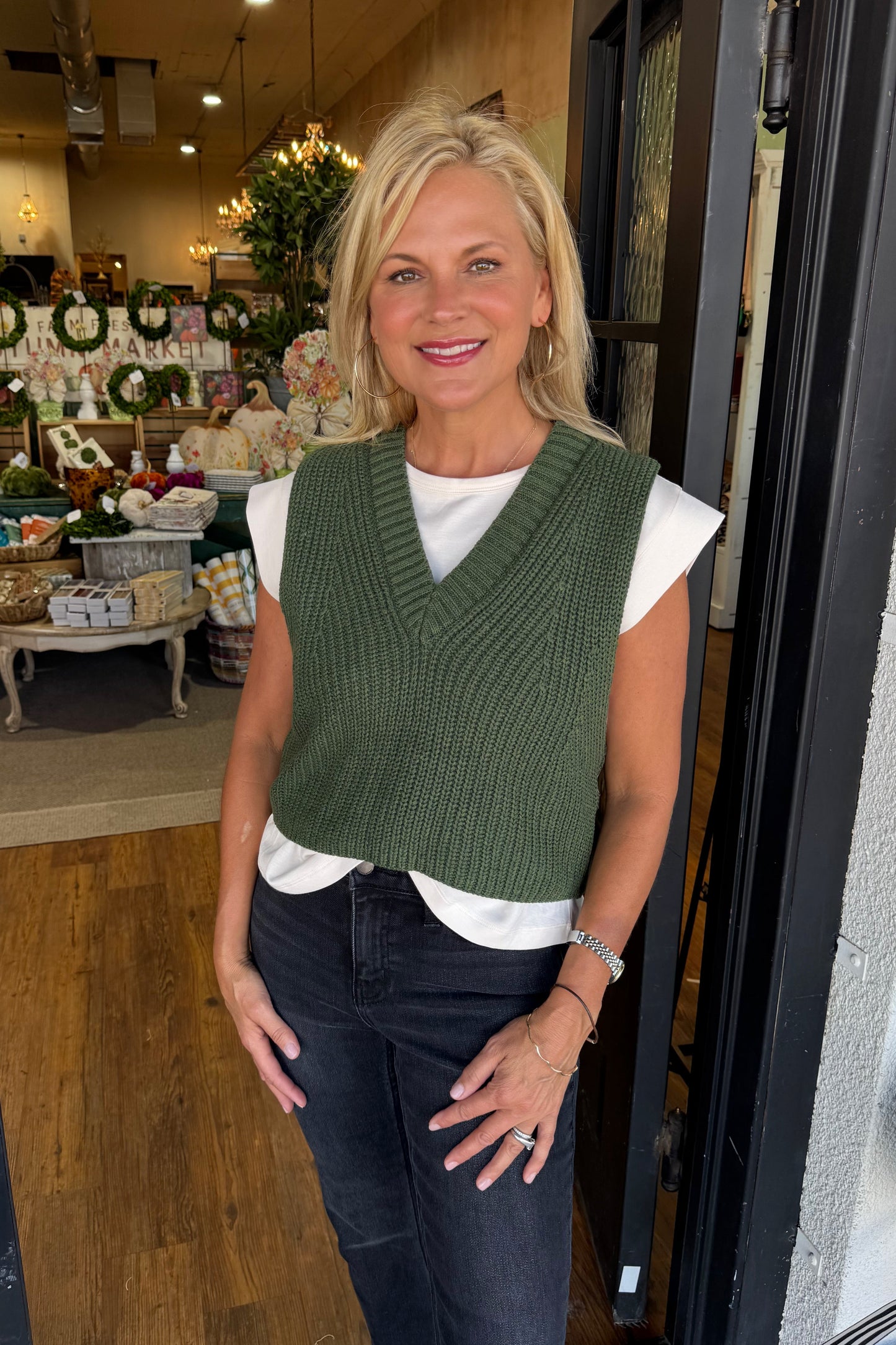 Georgia Top-Olive
