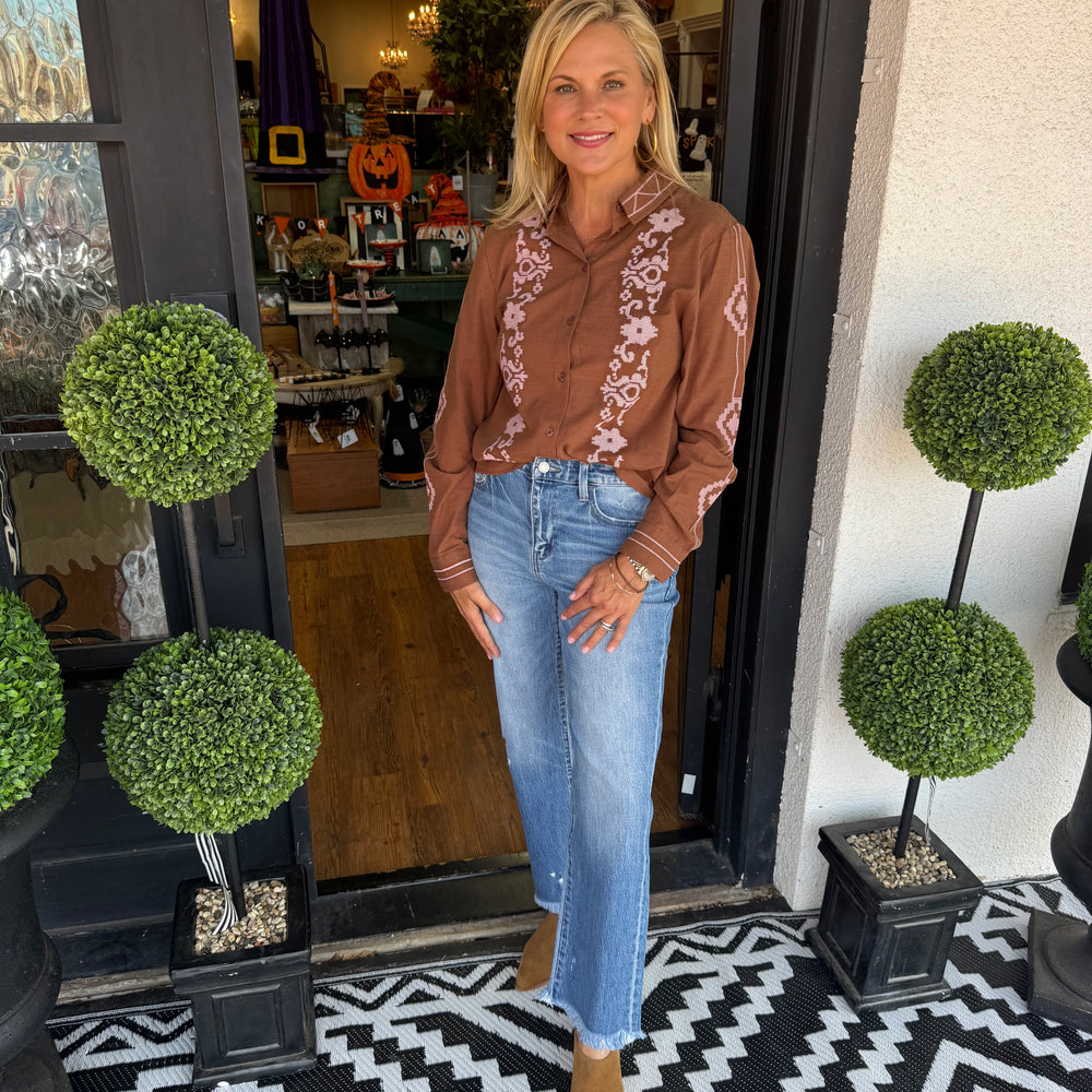 Trinity Top - Mocha Brown