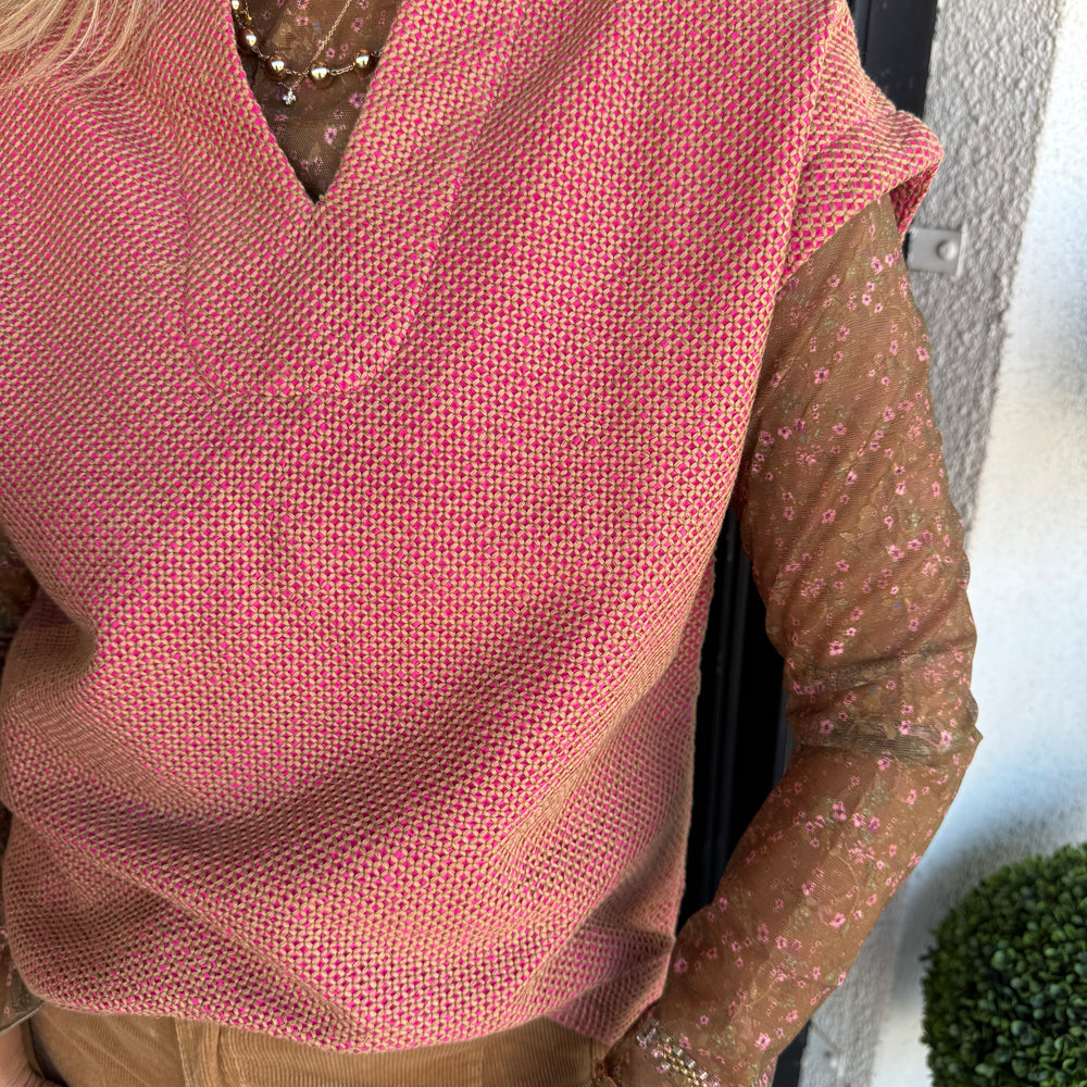 Laine Top- Brown