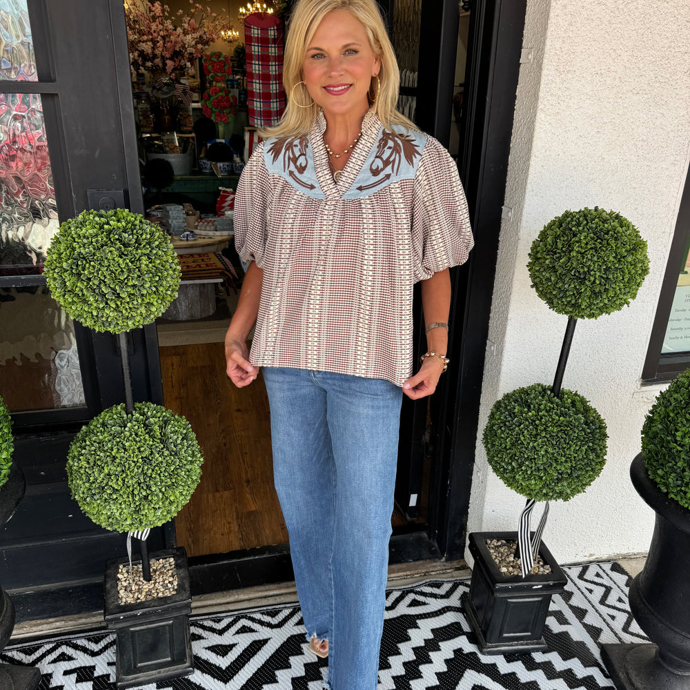 
                  
                    Luvia Puff Sleeve Top
                  
                