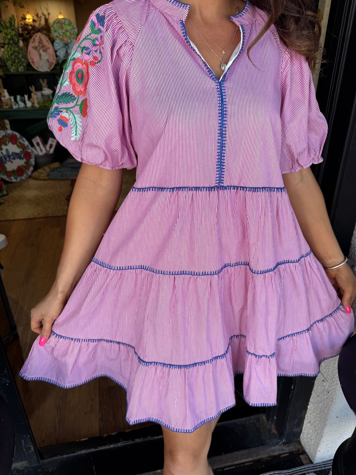 Collins Dress - Berry