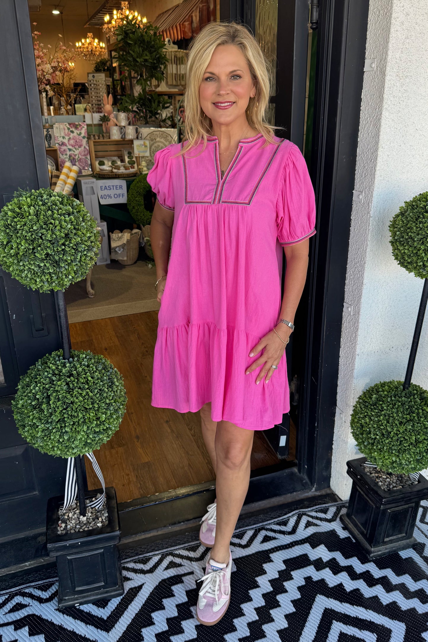 Brynlee Dress- Pink