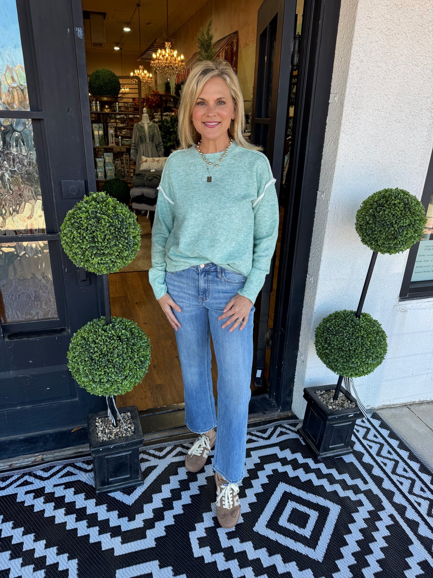 Hannah Sweater - Mint