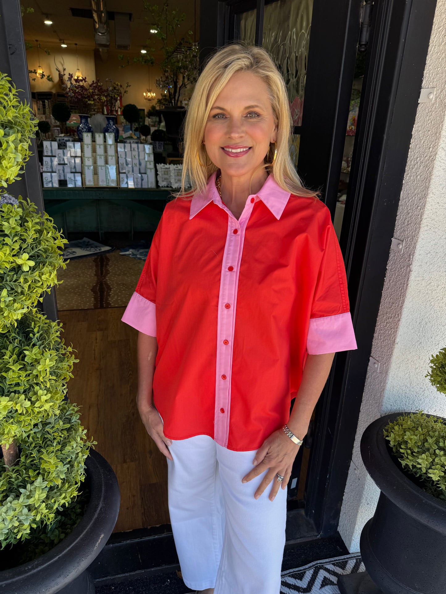 Jacelyn Top - Tomato