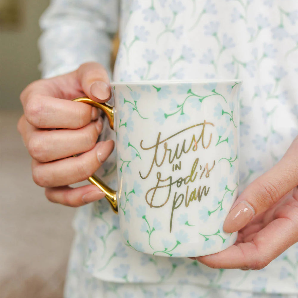 Gold Handle Mug