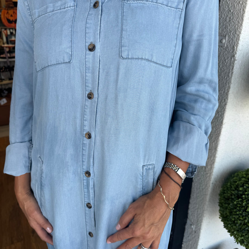 Dolly Dress - Light Denim