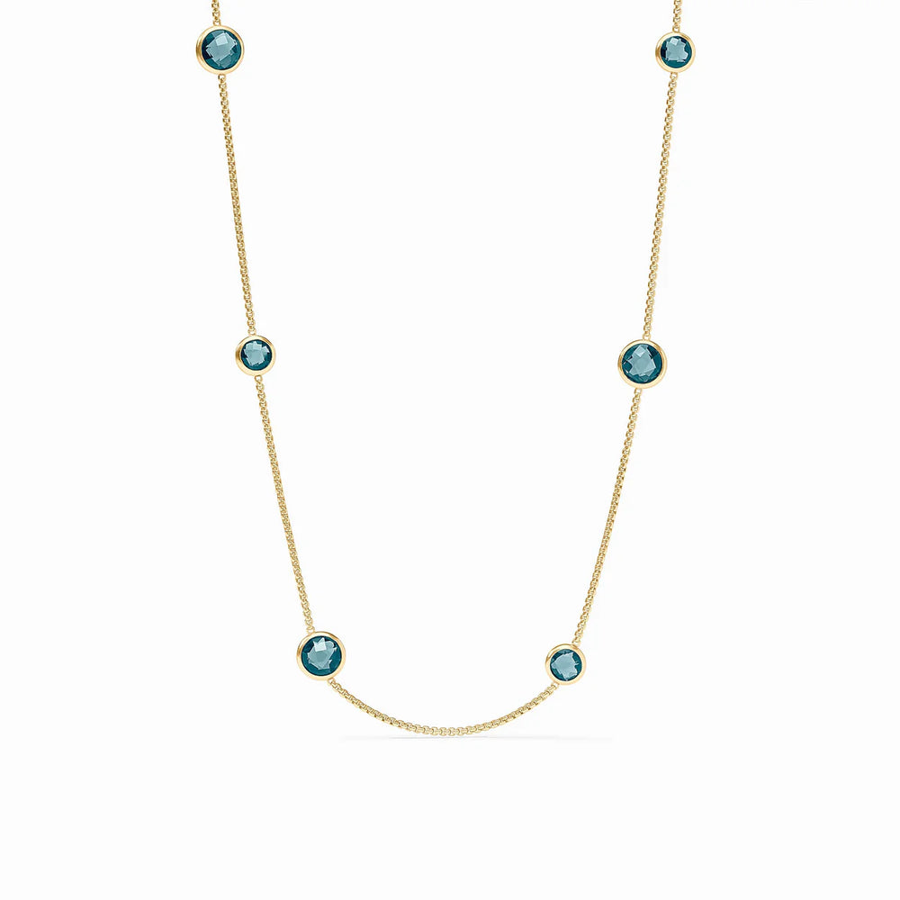 Rainbow Station Necklace - Montana Blue