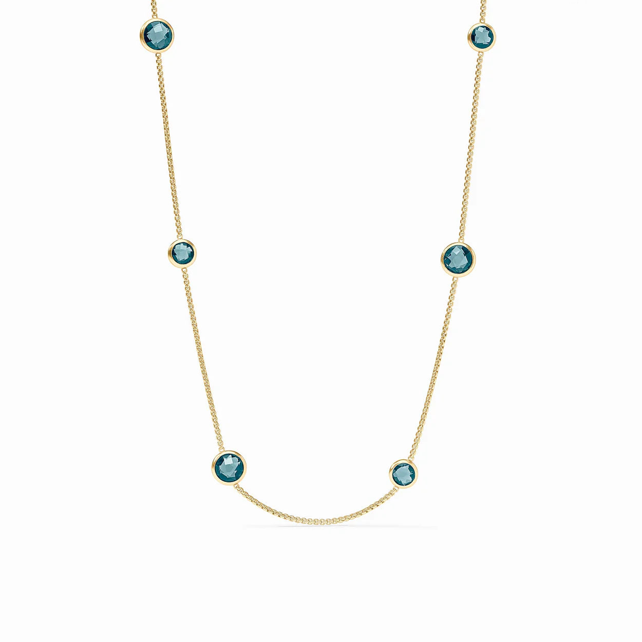 Rainbow Station Necklace - Montana Blue