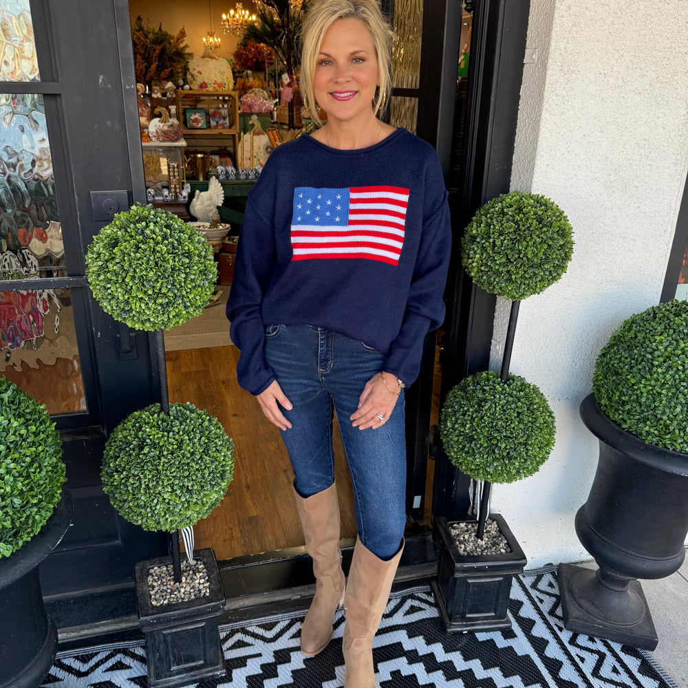Starla Sweater - Navy