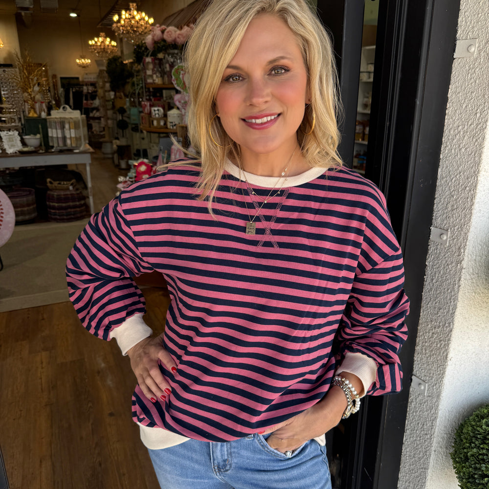 Trixie Striped Sweatshirt