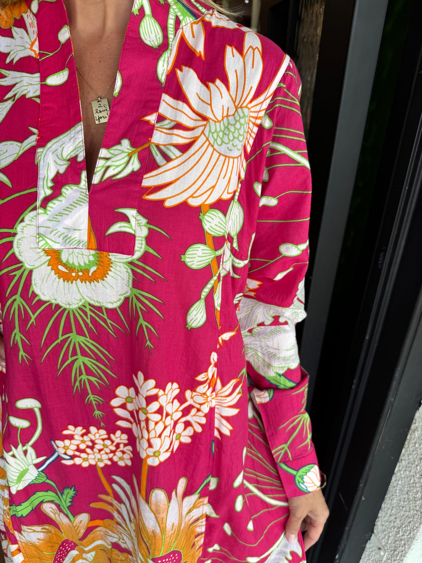 Uncle Frank Patio Floral Maxi Dress