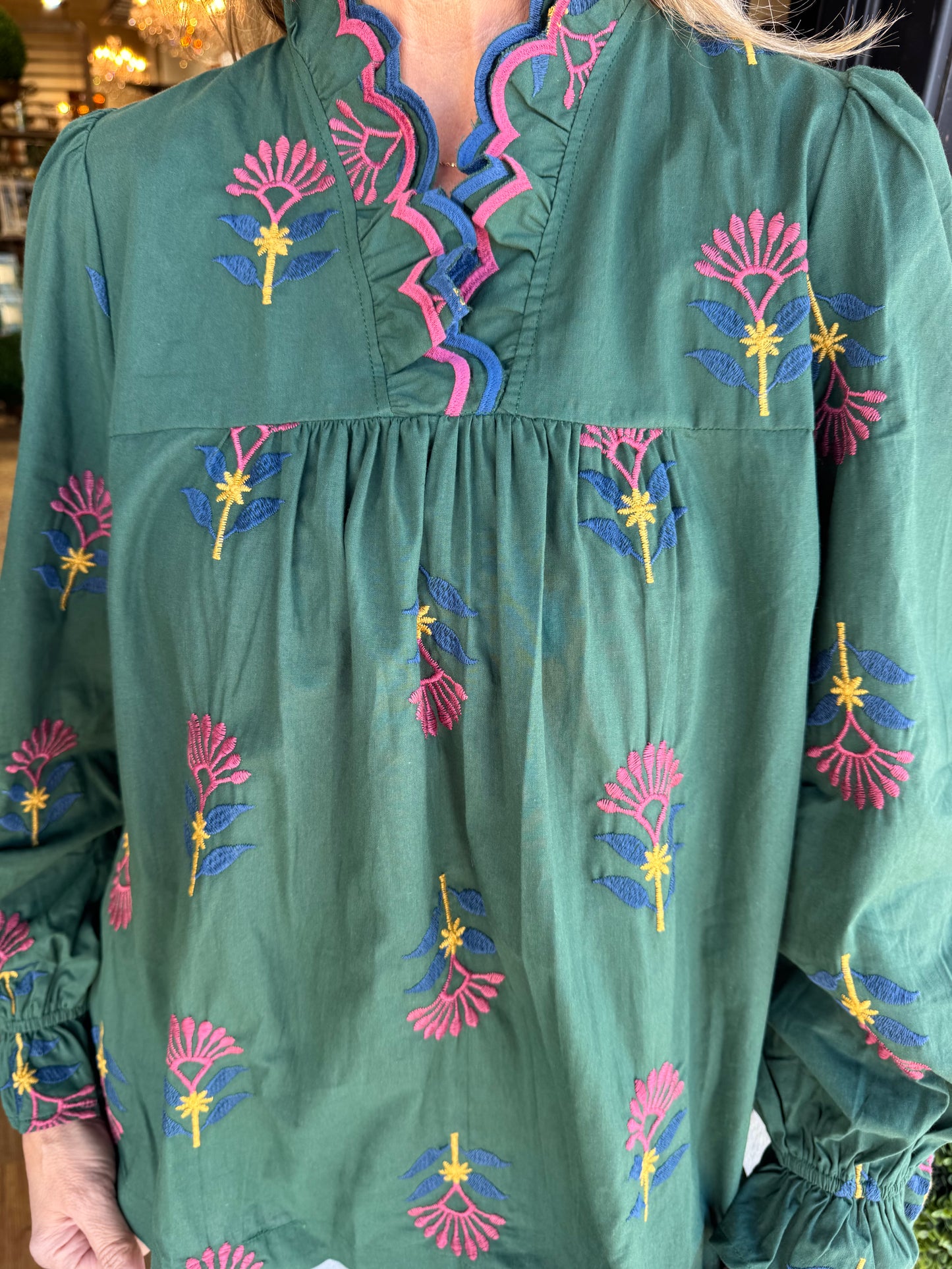 Lucy Top - Hunter Green