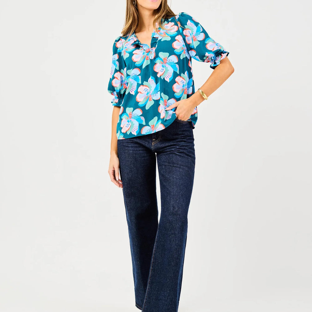 
                  
                    Julie Center Stage Green Top
                  
                