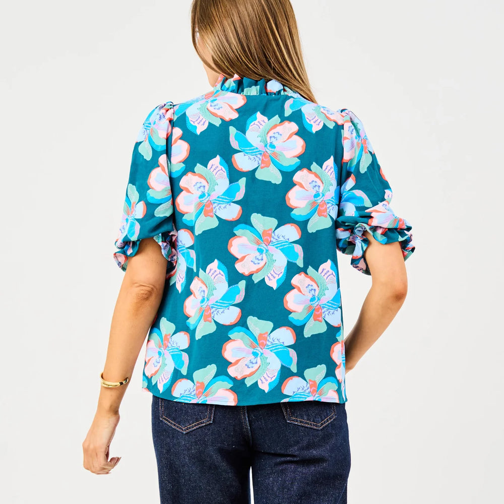 Julie Center Stage Green Top