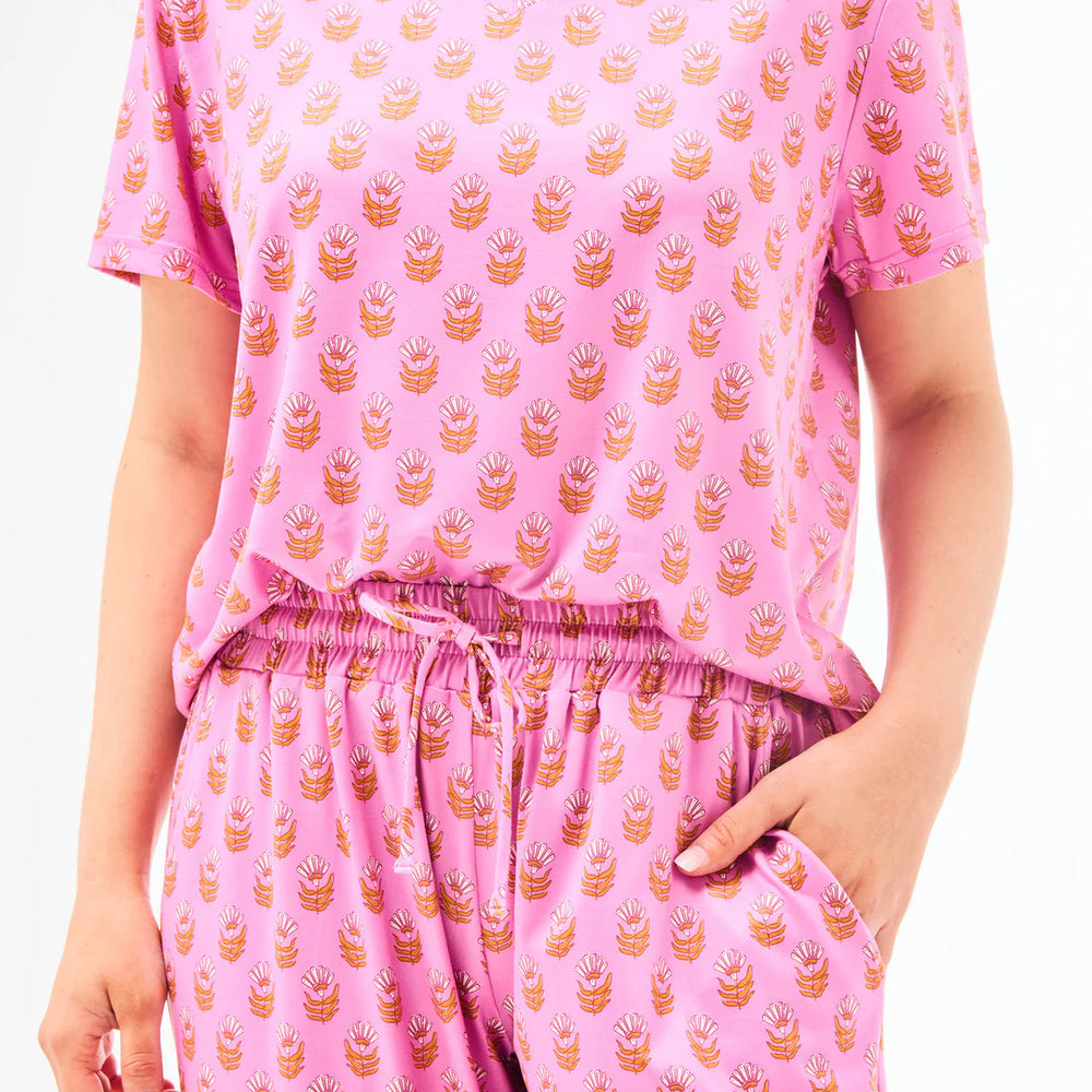 
                  
                    Alli Floral Foulard PJ Set - Pink
                  
                