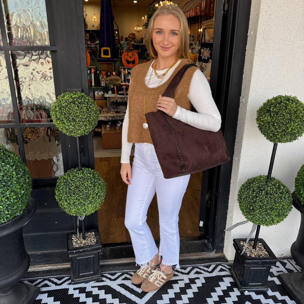 
                  
                    Jordyn Sweater Top - Caramel
                  
                