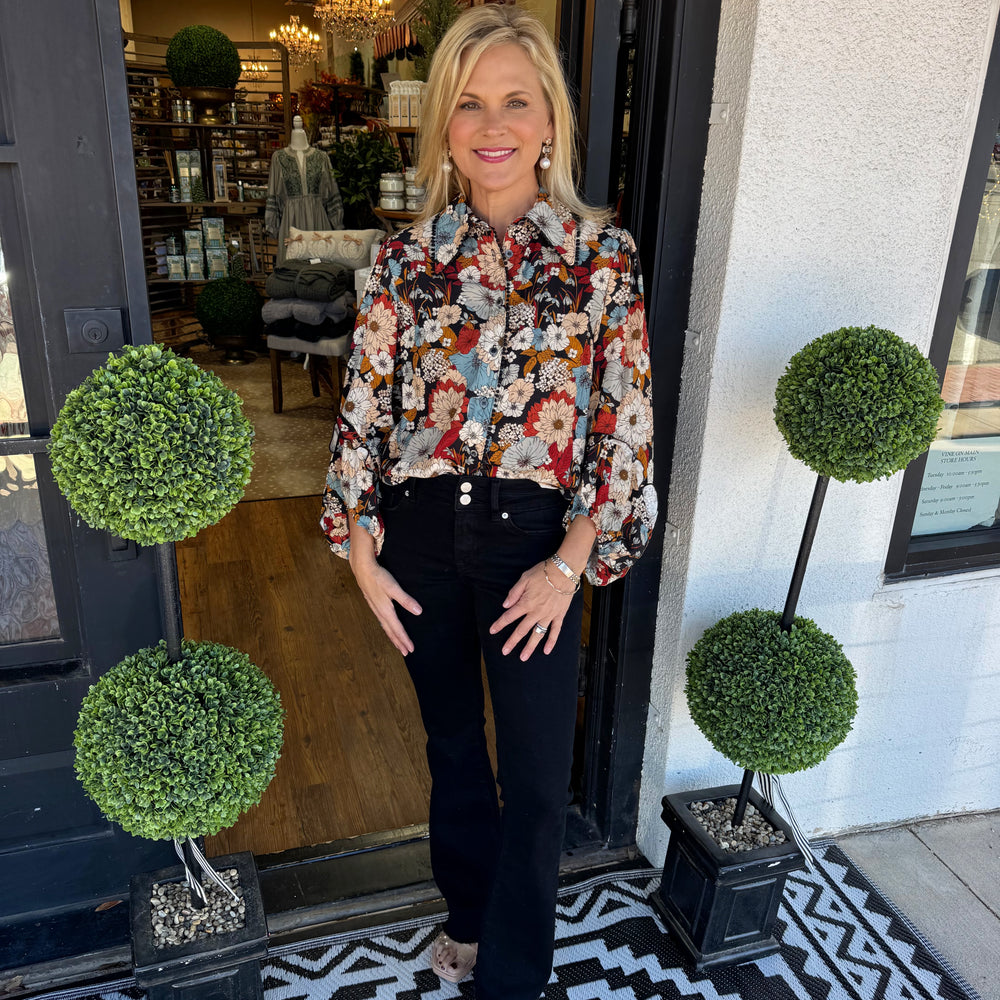 Ivy Jane Midnight Floral Top