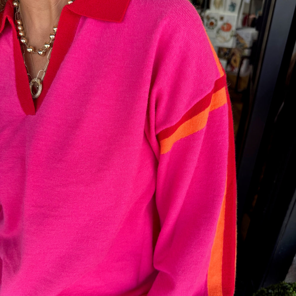 
                  
                    Pattie Sweater - Hot Pink
                  
                