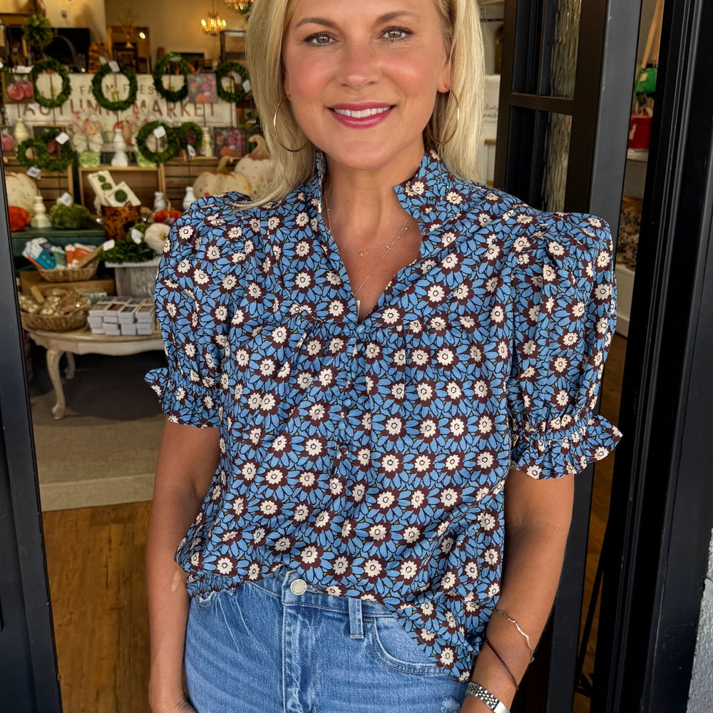 Juliette Top-Chambray