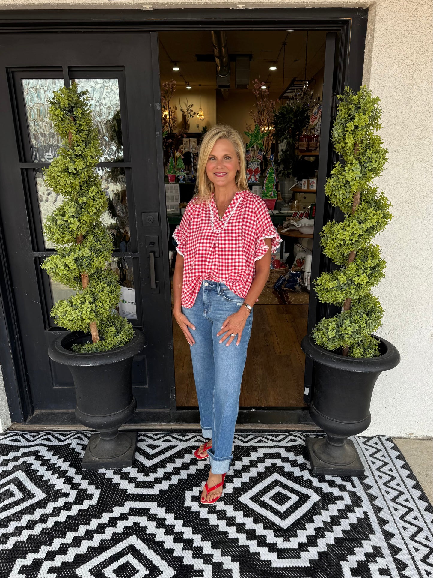 Hayden Top - Red