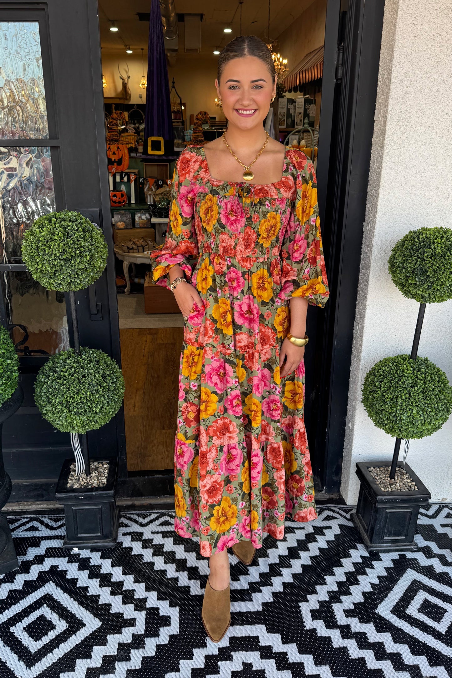 Serafina Dress - Sage