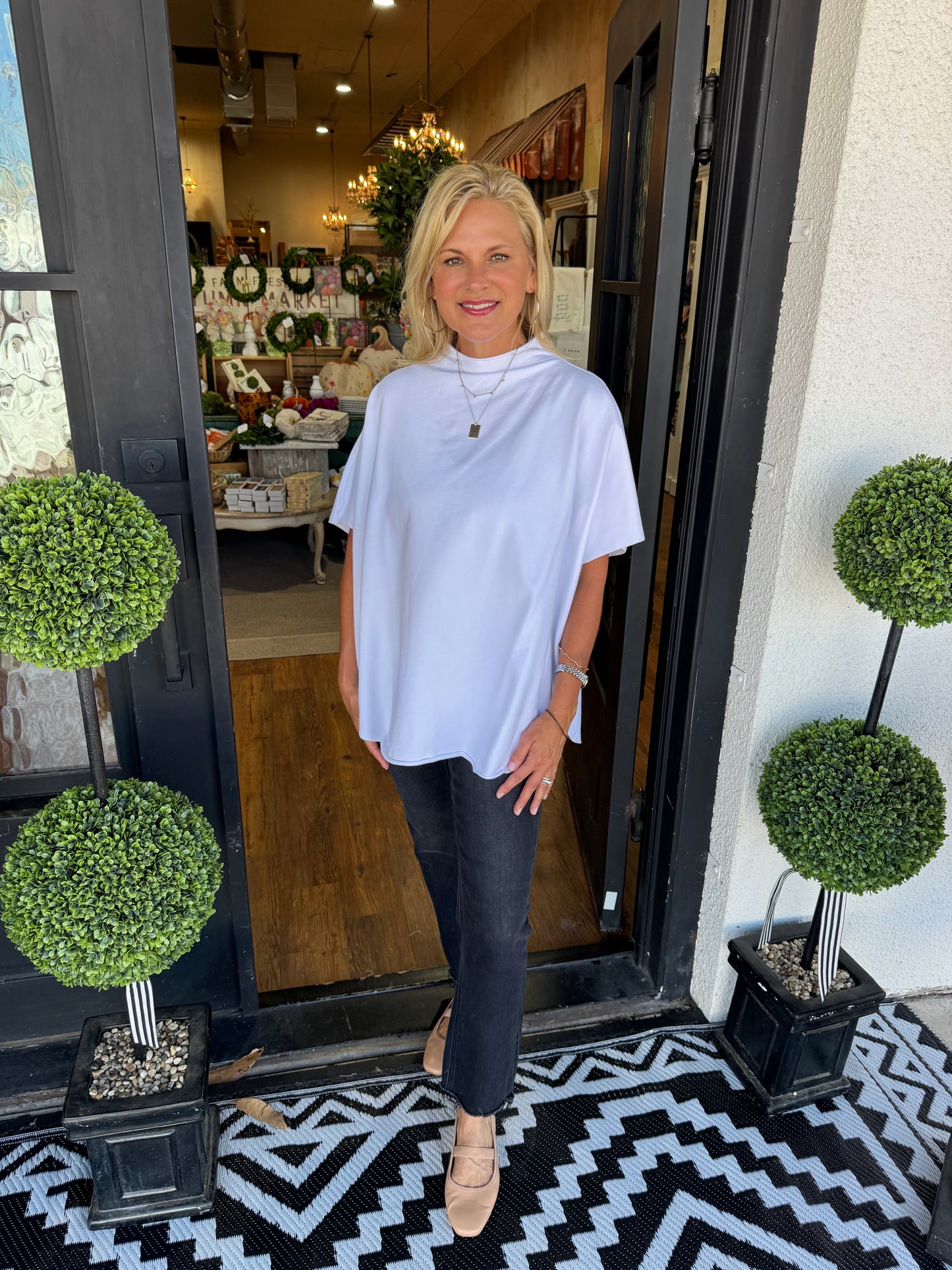 Cullen Top - White