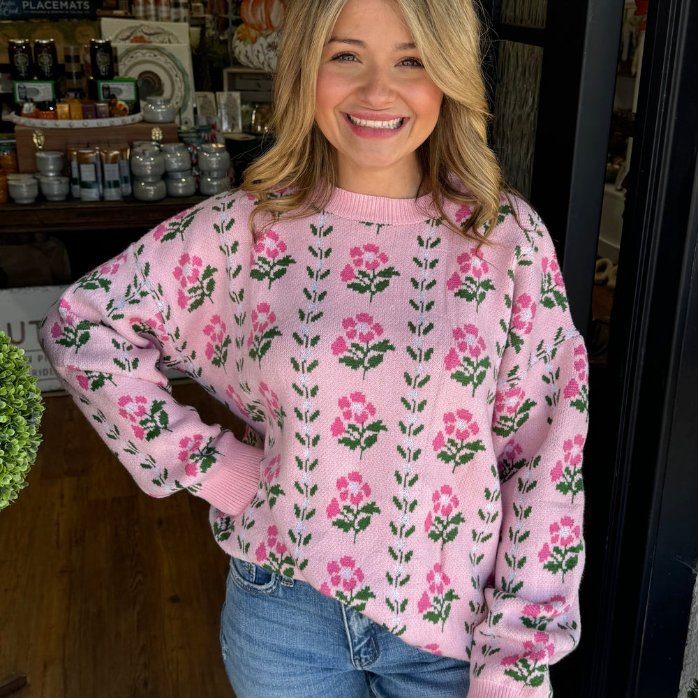 Hannah Floral Sweater