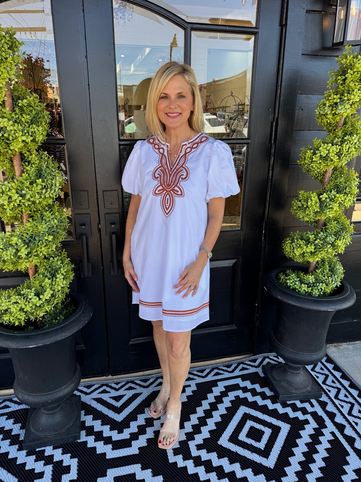 Daniela Dress - White