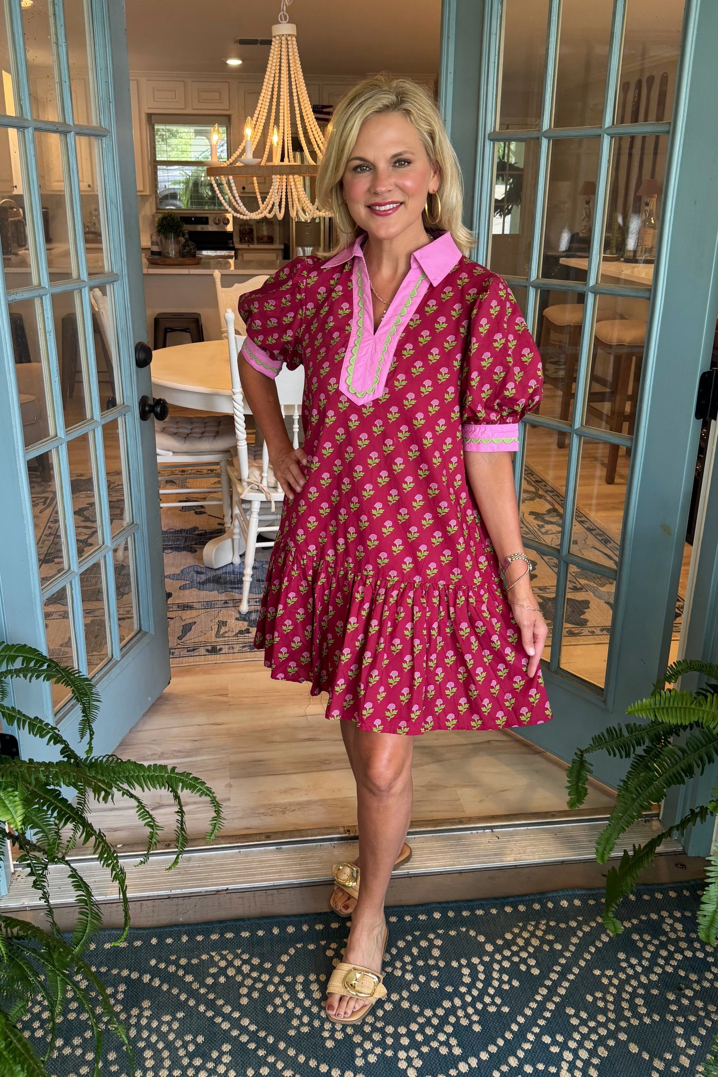 Tara Dress - Burgundy