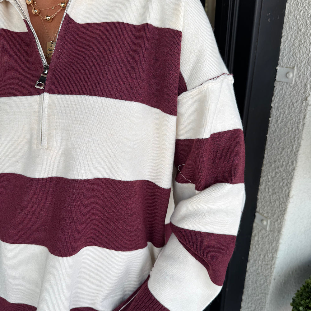 
                  
                    Carly Sweater - Burgundy
                  
                
