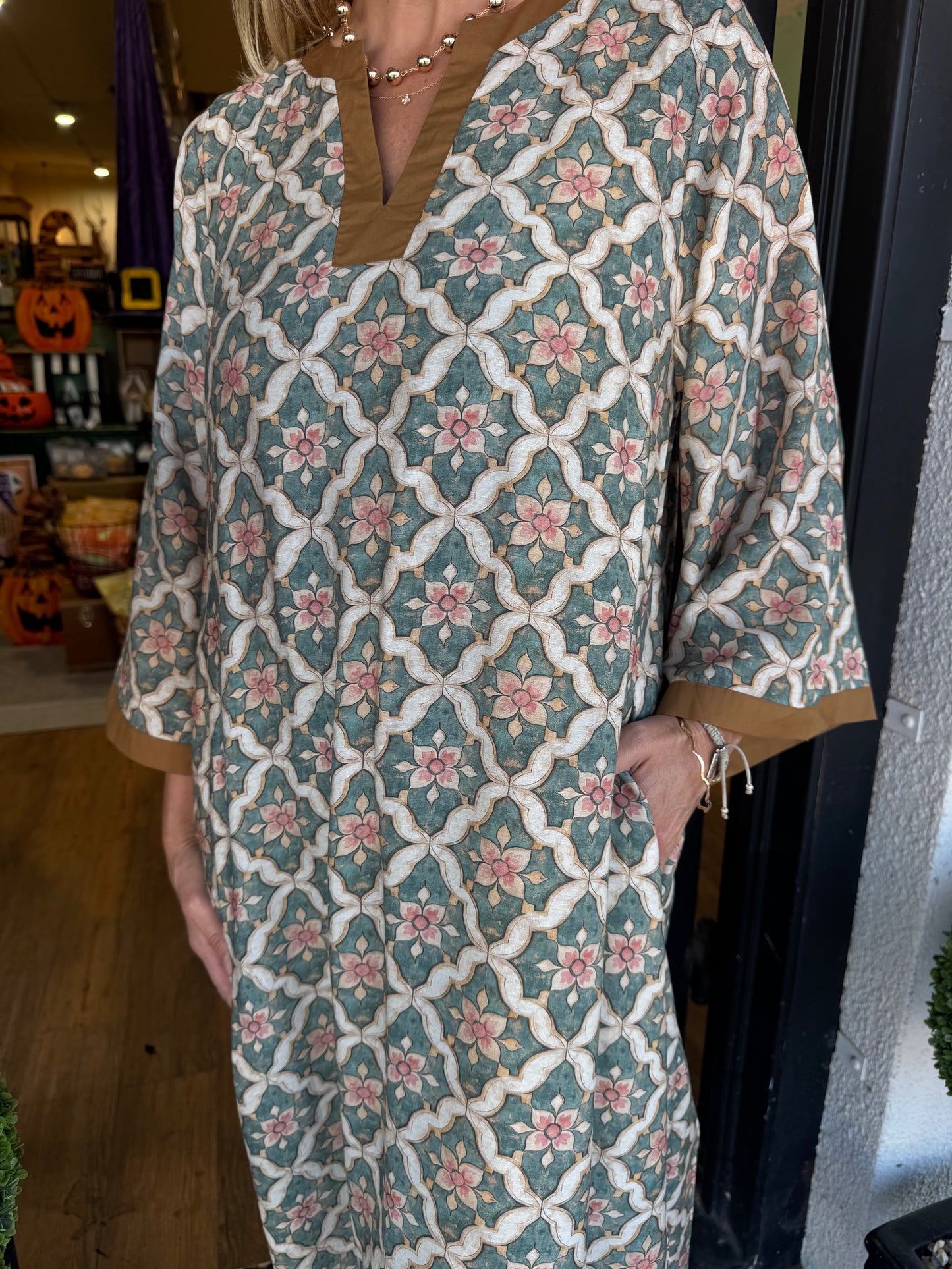 Nora Dress - Teal