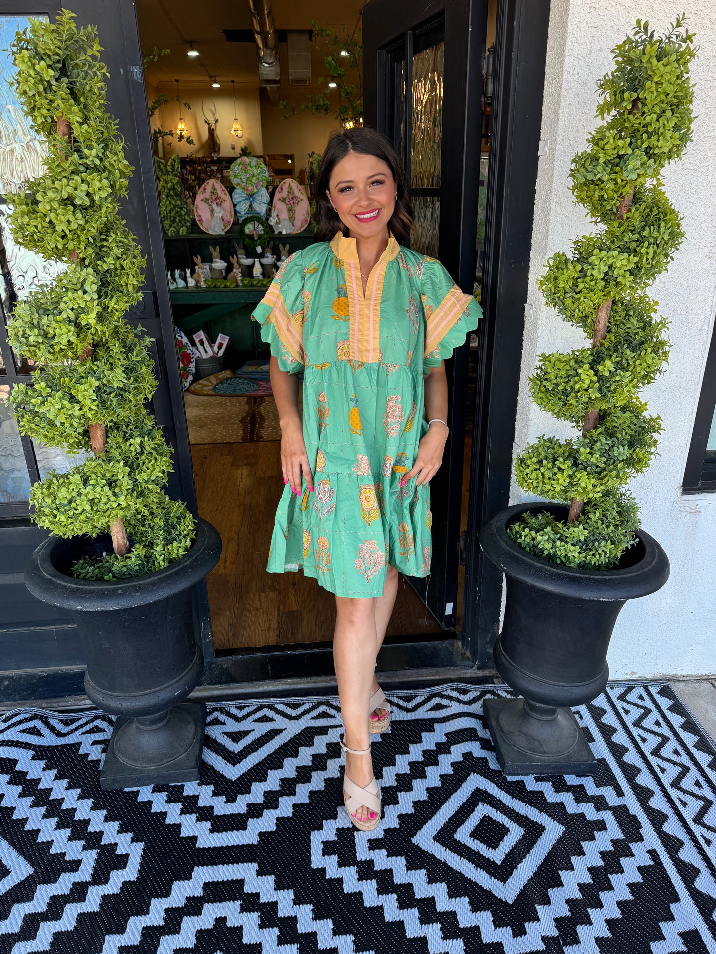 Naomi Dress - Mint Green