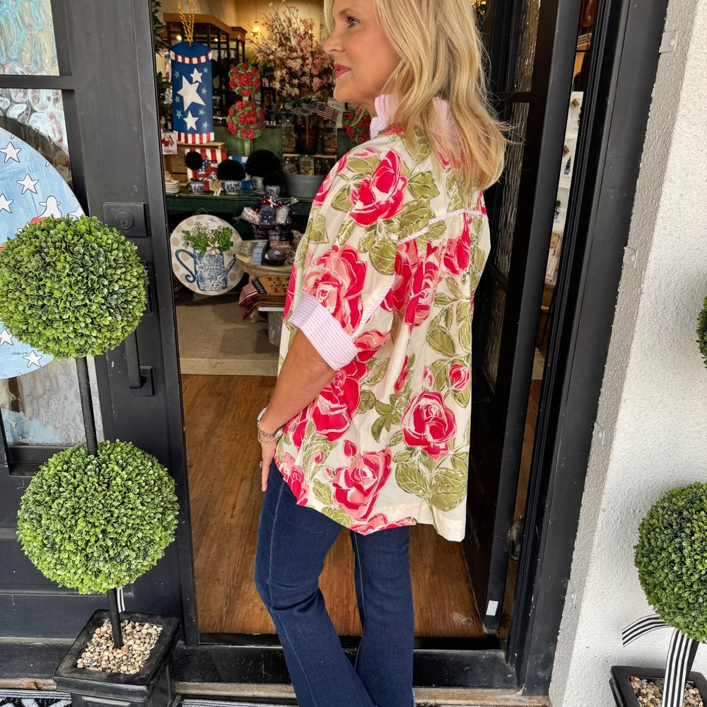 Perla Floral Top