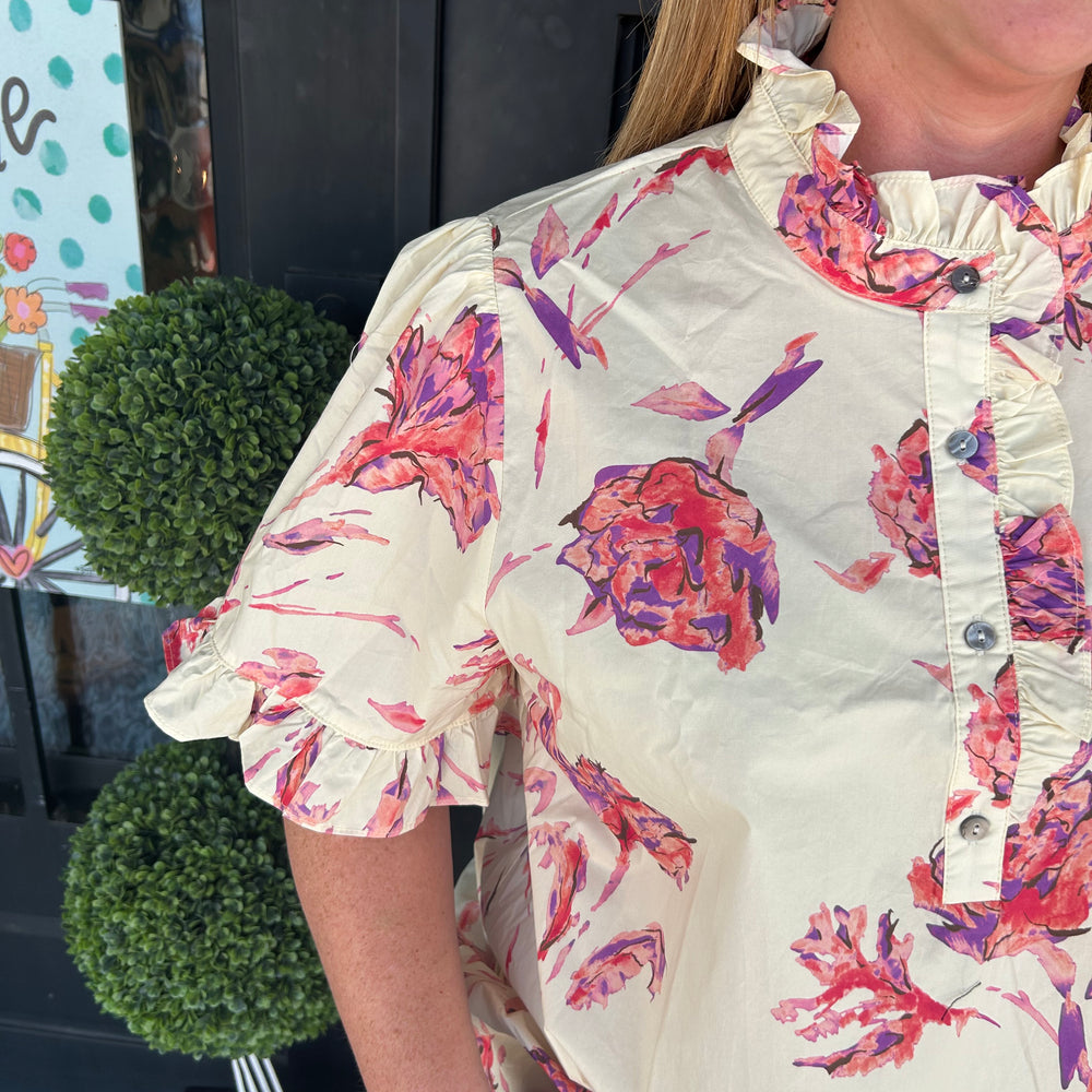 
                  
                    Oaklee Floral Blouse
                  
                