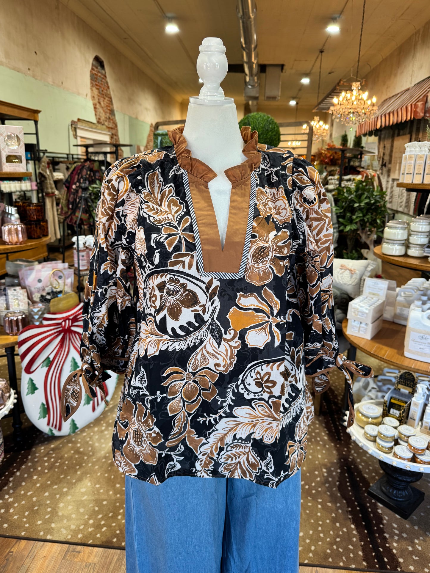 Casey Top - Black Camel