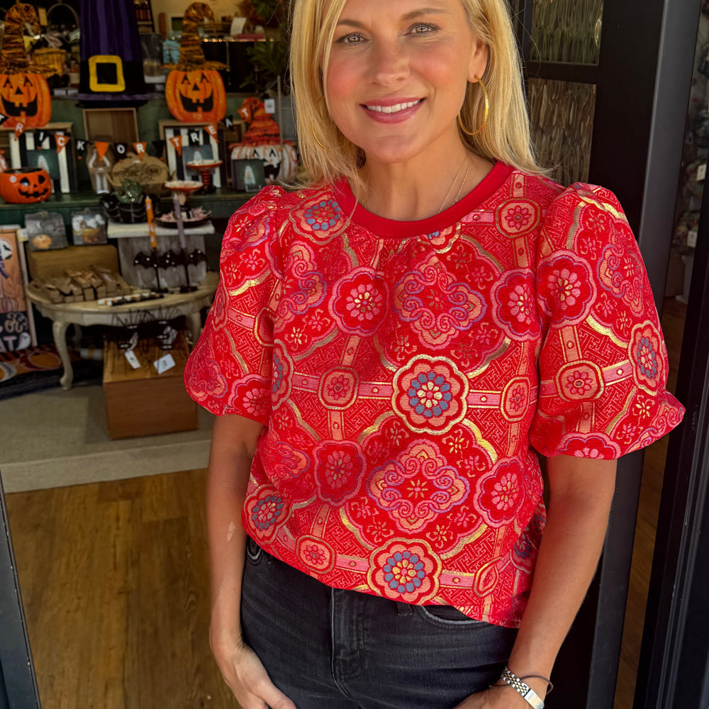 Luisa Top - Red