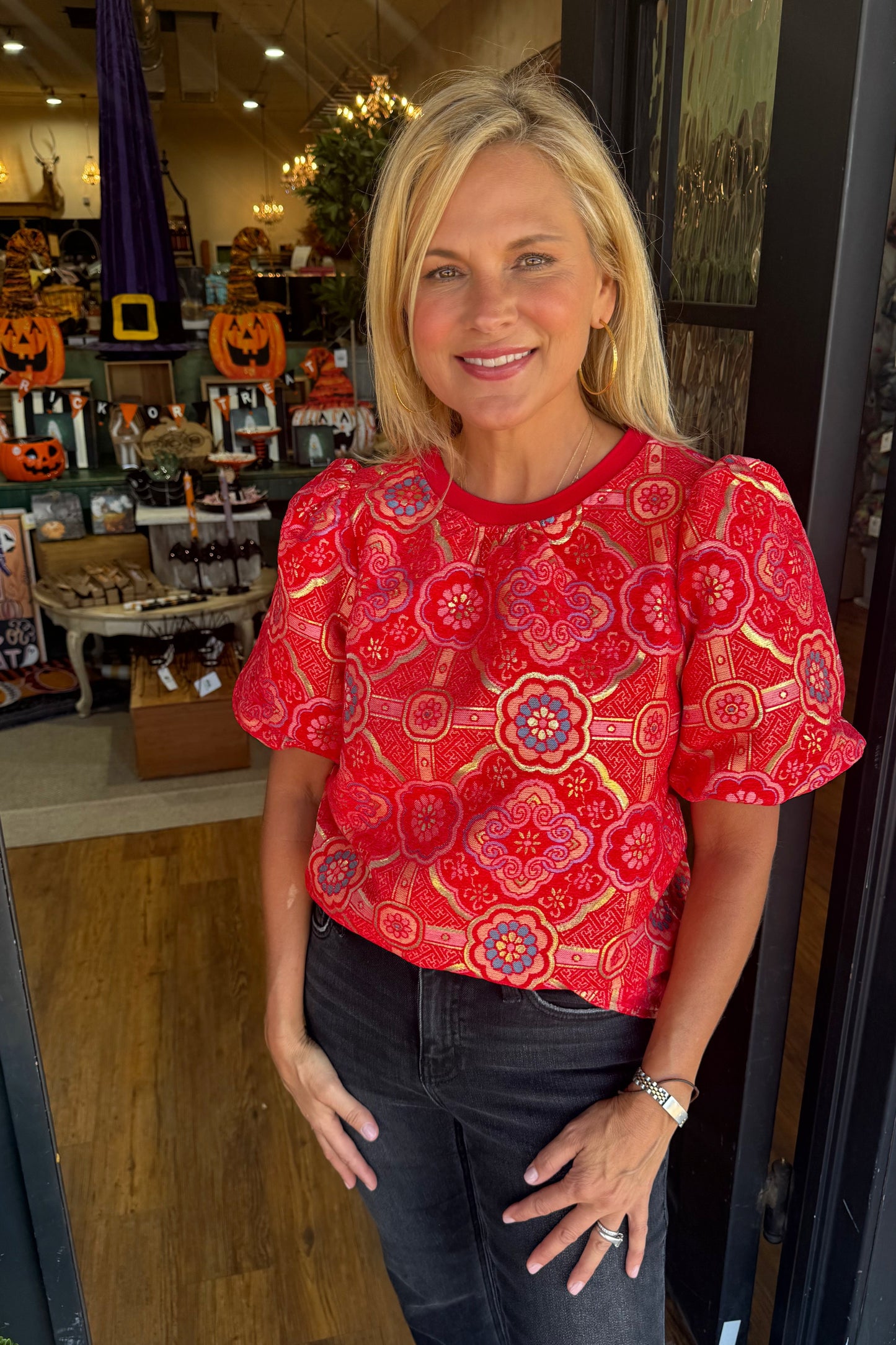 Luisa Top - Red
