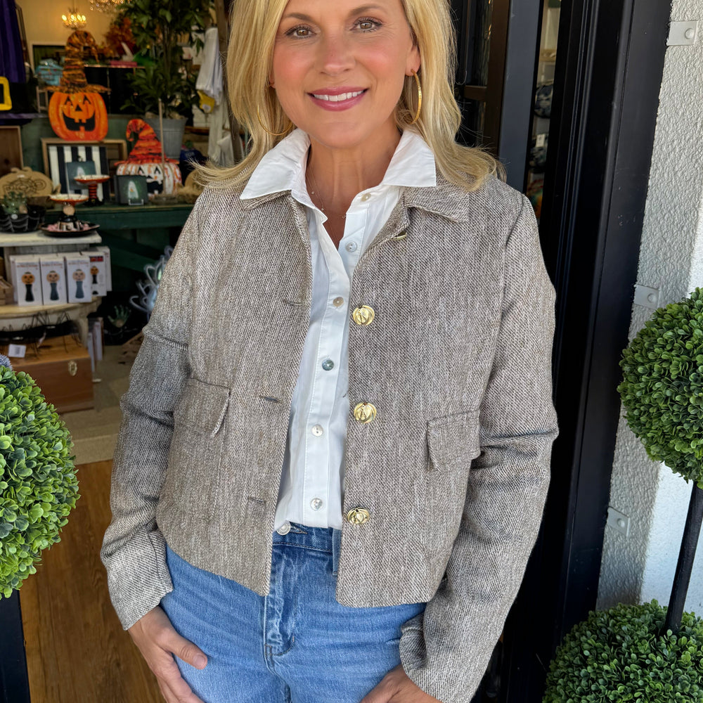 Clara Top- Brown