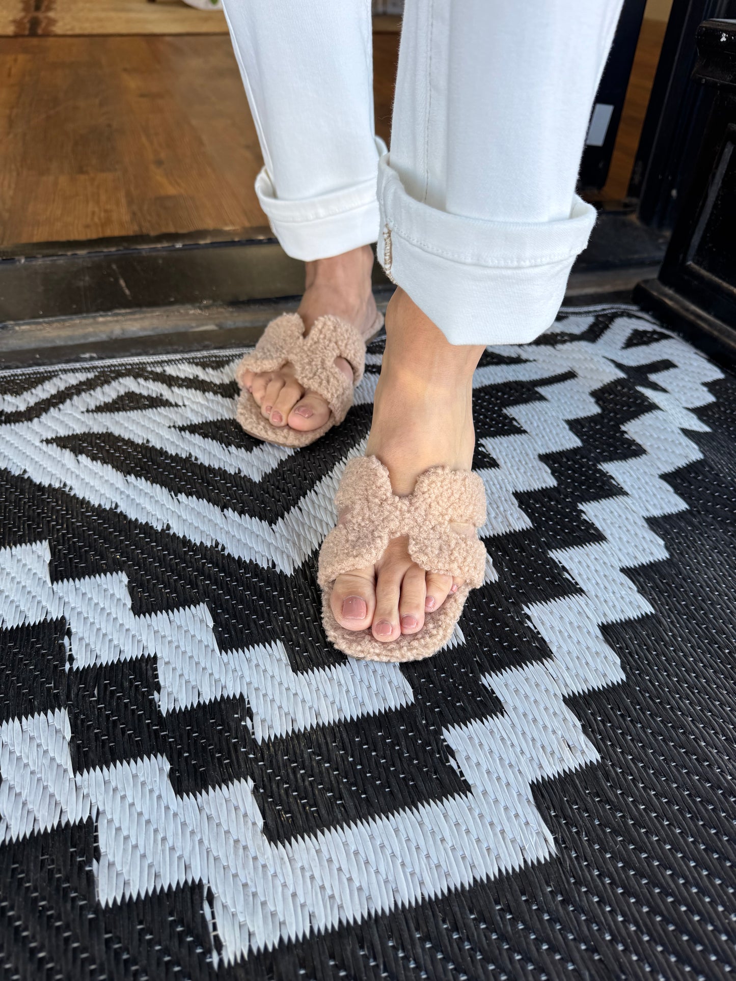 Marie Cozy Sandals - Taupe