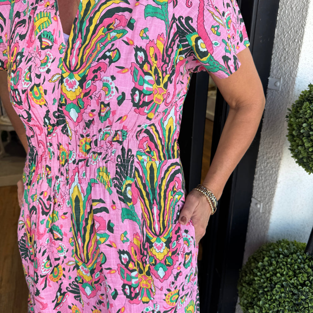 Uncle Frank Tropical Borders Dress