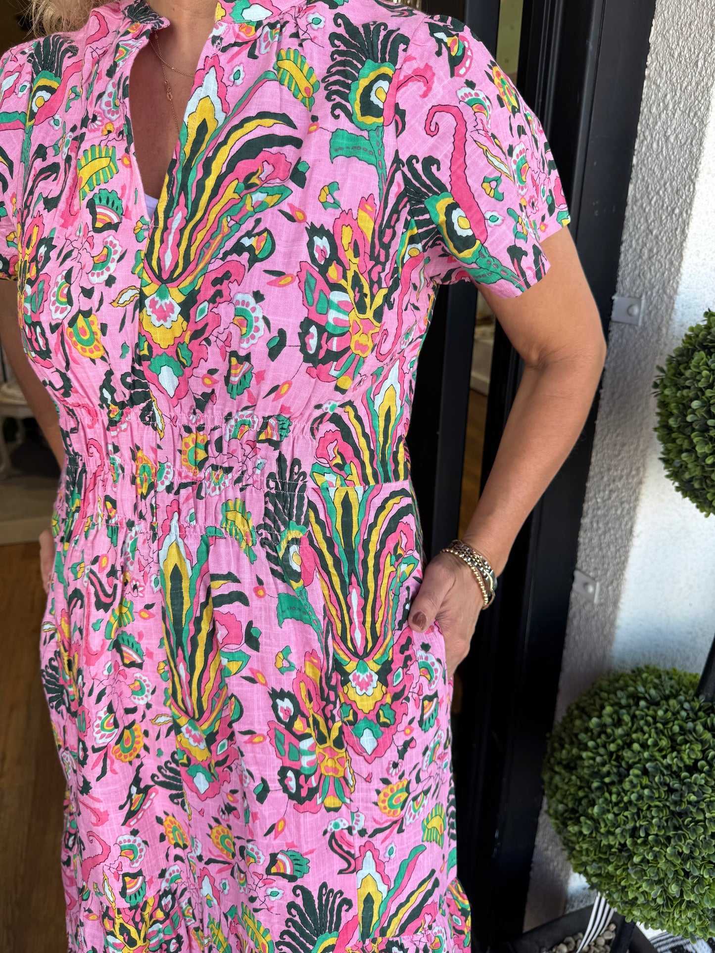 Uncle Frank Tropical Borders Dress